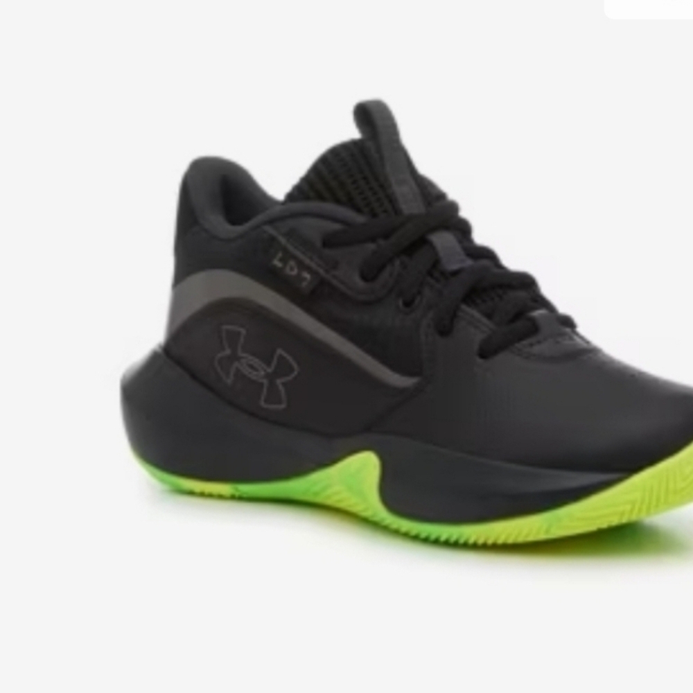 Under Armour Men's Lockdown 7 Black and Green Shoes